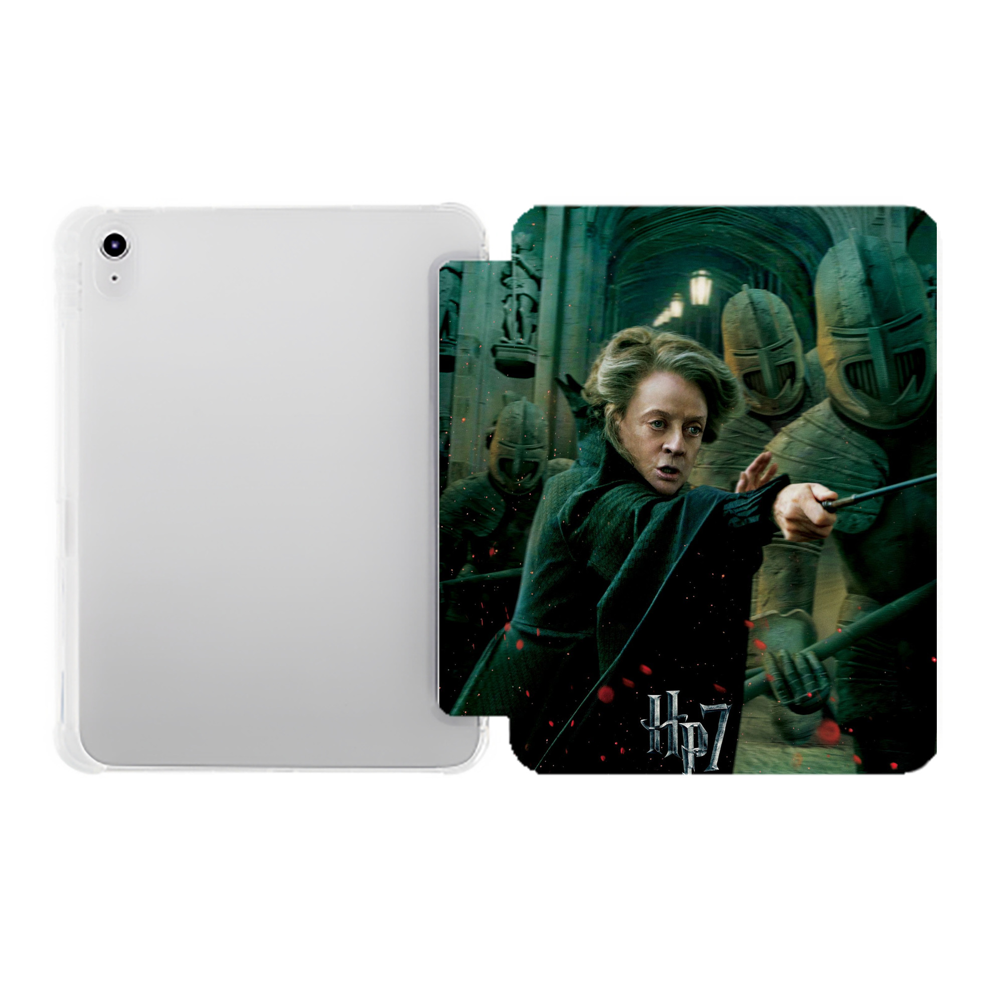 （画像用） Harry Potter ハリー・ポッターシリーズ IPad ケース ペン収納付き 三つ折りスタンド PUレザー×シリコン 対応機種9.5/10.5/10.9インチ